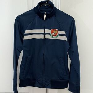 Vintage Abercrombie Kid's Pwing Big #14 Zipper Retro Youth Track Suit Jacket L